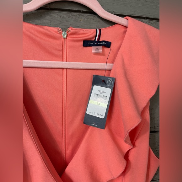 SWEET NWT Tommy Hilfiger Sleeveless Ruffled Jumpsuit Sz 14 - Picture 8 of 8